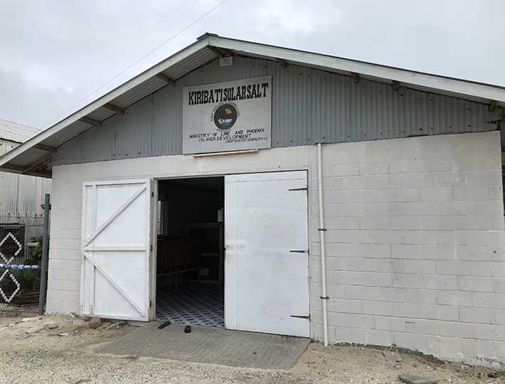 Kiribati salt building